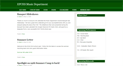 Desktop Screenshot of epchsbands.org